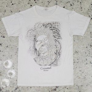 Youth Cozumel Mexico warrior t-shirt - one size, white